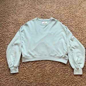 Hollister cropped crew neck sweater